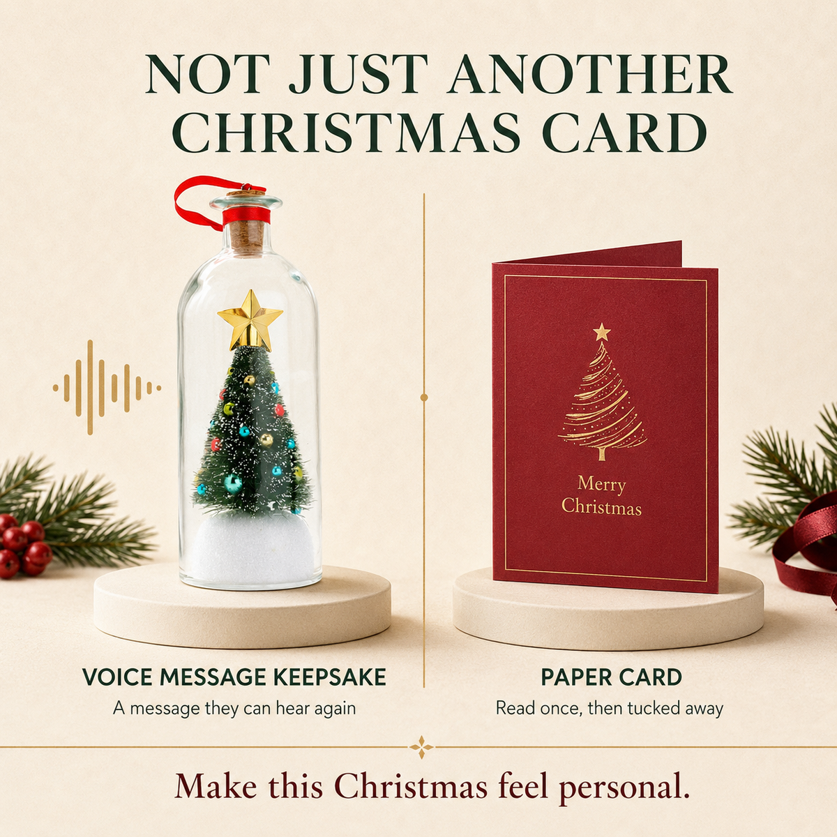 Record-a-Message Christmas Tree 8