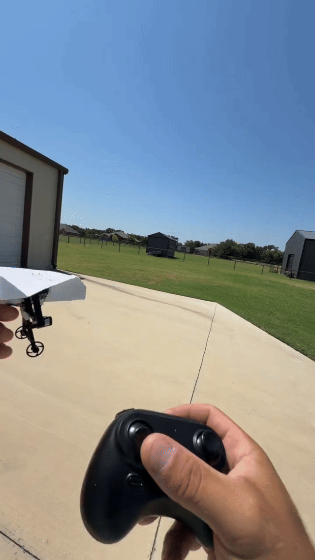 Flying with the two-stick remote